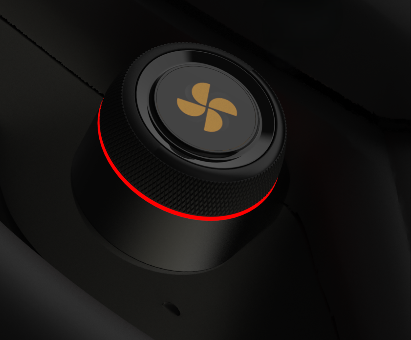 Dual rotary controllers detail
